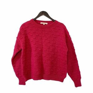 Women's anthropologie Textured Pink Sweater